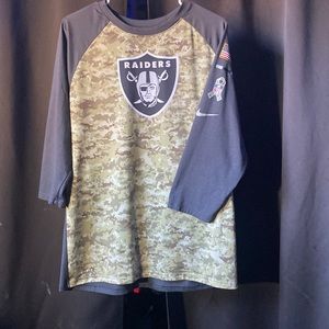 Nike salute to the troops 3/4 sleeve T